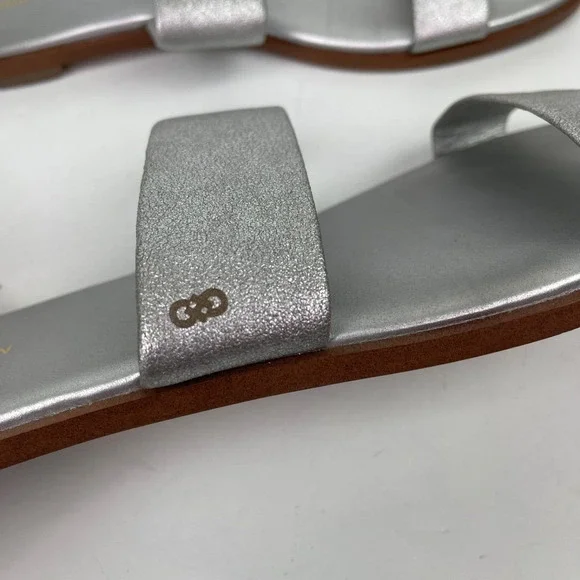 Cole Haan Findra II Slide Sandal Metallic Silver W09695 Women's Sz 9B - Picture 9 of 11